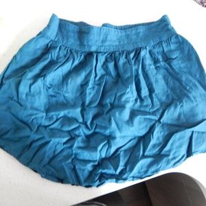 Blue Skater Skirt